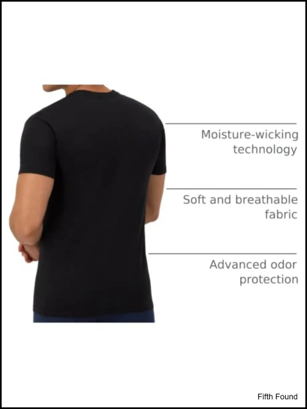 Hanes Men's Ultimate Undershirt ComfortBlend Slim Fit Tees, 4-Pack,